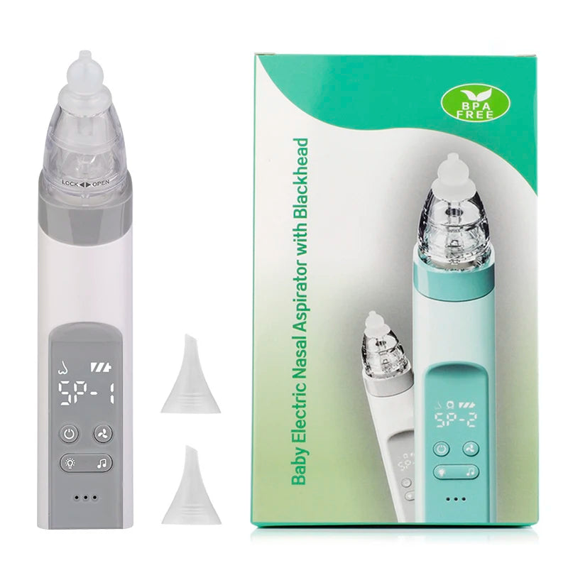 Baby Electric Nasal Aspirator with Soothing Music & Soft Silicone Tips