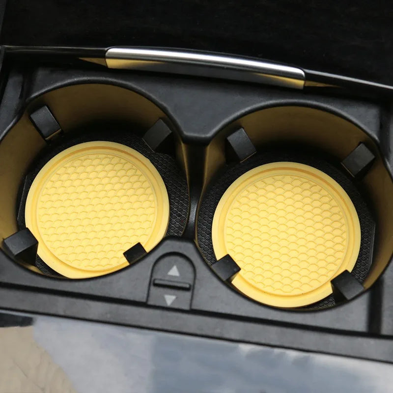 Rhinestone Crystal Car Cup Holder Coasters (Set of 2)