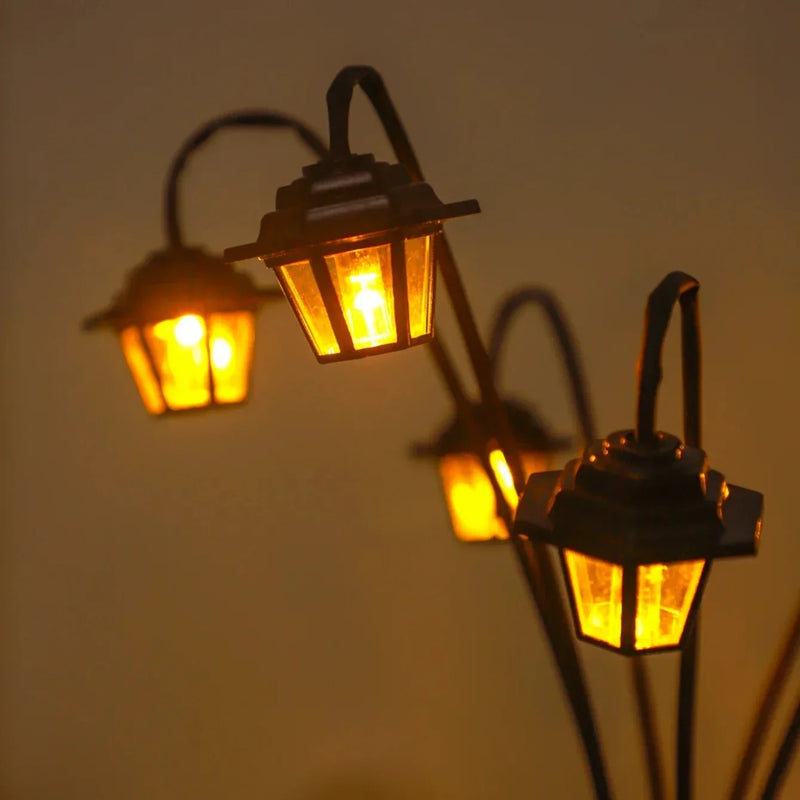 Vintage Solar-Powered Garden Lantern
