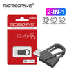 Metal Dual USB Flash Drive with Type-C Connector