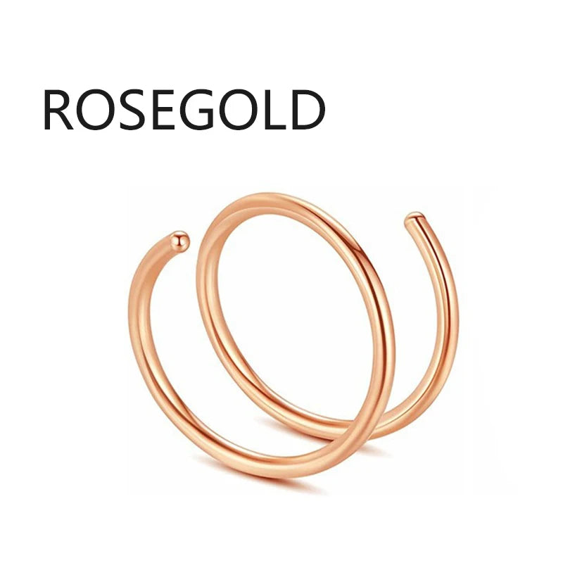 Non-Piercing Magnetic Nose Ring Hoop