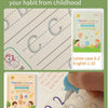 A collection of four copybooks for improving writing quality and cultivating habits from childhood, including letter and numb