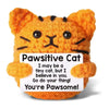 Handmade Wool Knit Potato Plush Doll with Inspirational Card
