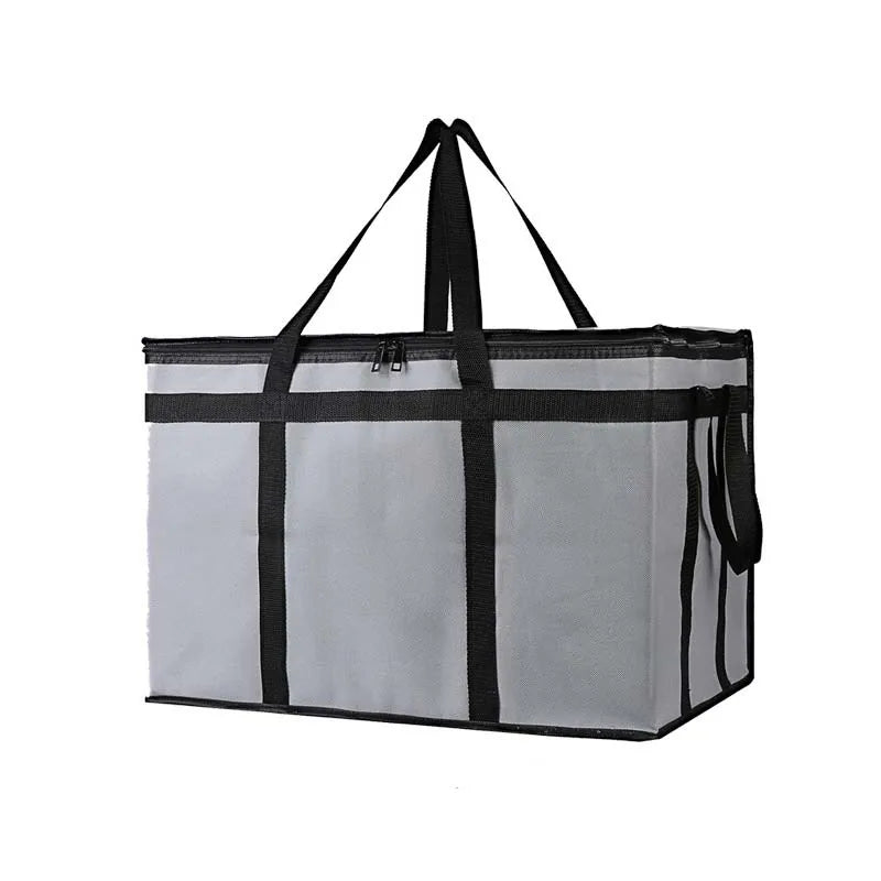 Large Insulated Pizza Delivery Bag with Removable Base