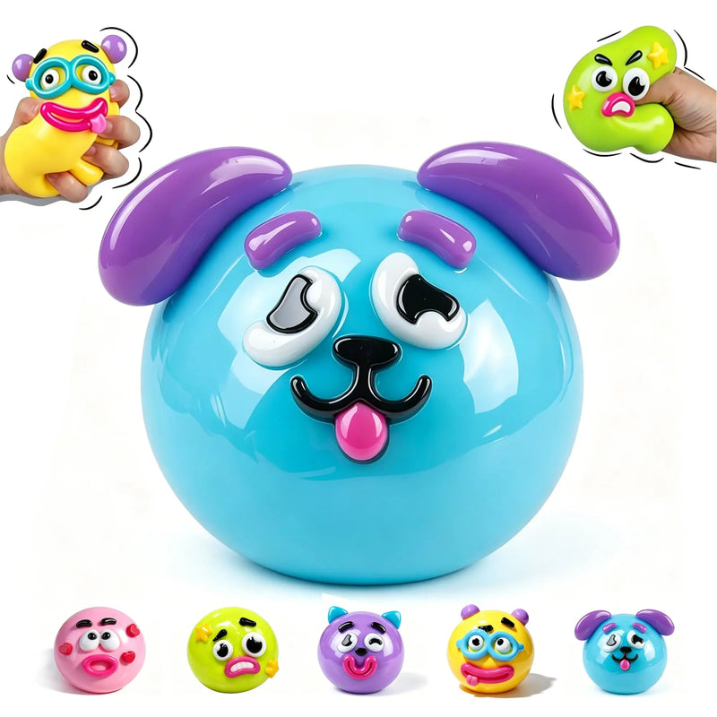 Dog Face Swap Squishy Toy