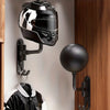 180° Rotatable Helmet Holder with Wall-Mounted Claw Hook