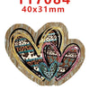 Decorative Faith-Themed Resin Embellishments with Water Ripple Effect