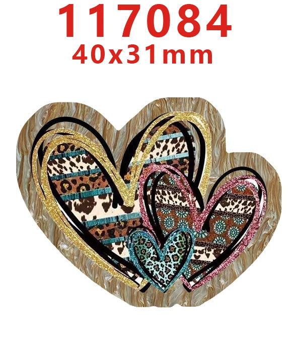 Decorative Faith-Themed Resin Embellishments with Water Ripple Effect