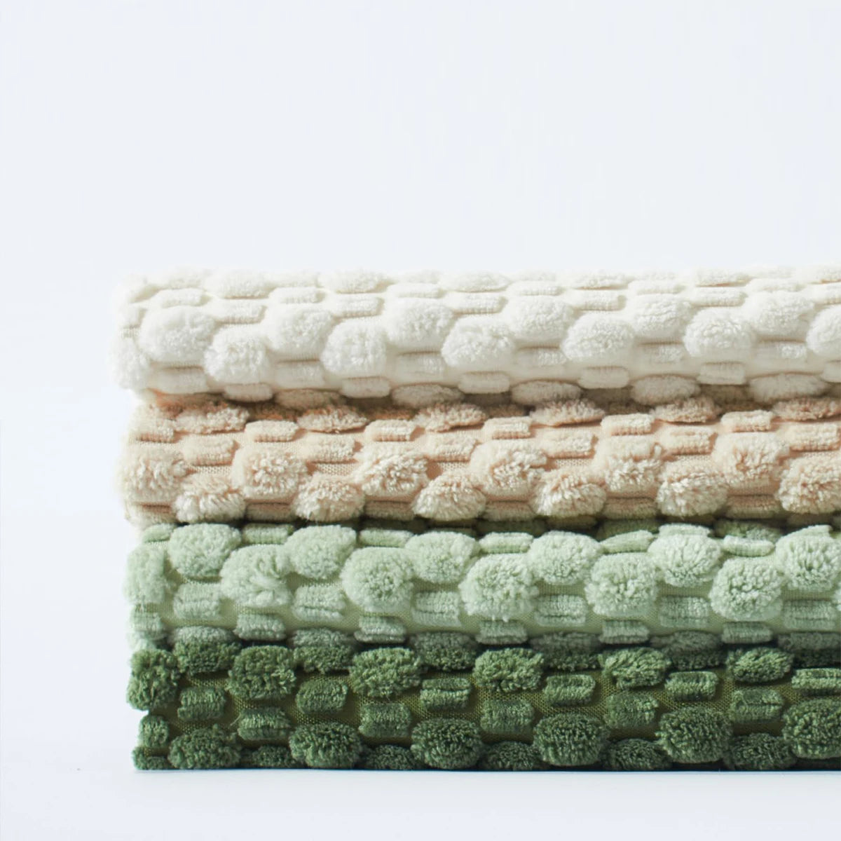 Boho Corduroy Square Pillow Cover - Farmhouse Neutral Decor