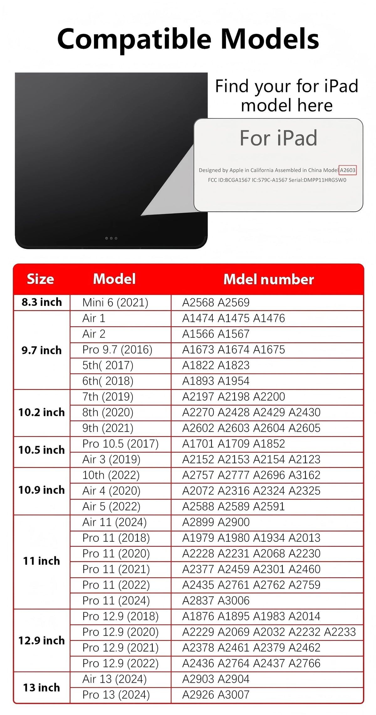 Premium Silicone Folio Case for iPad