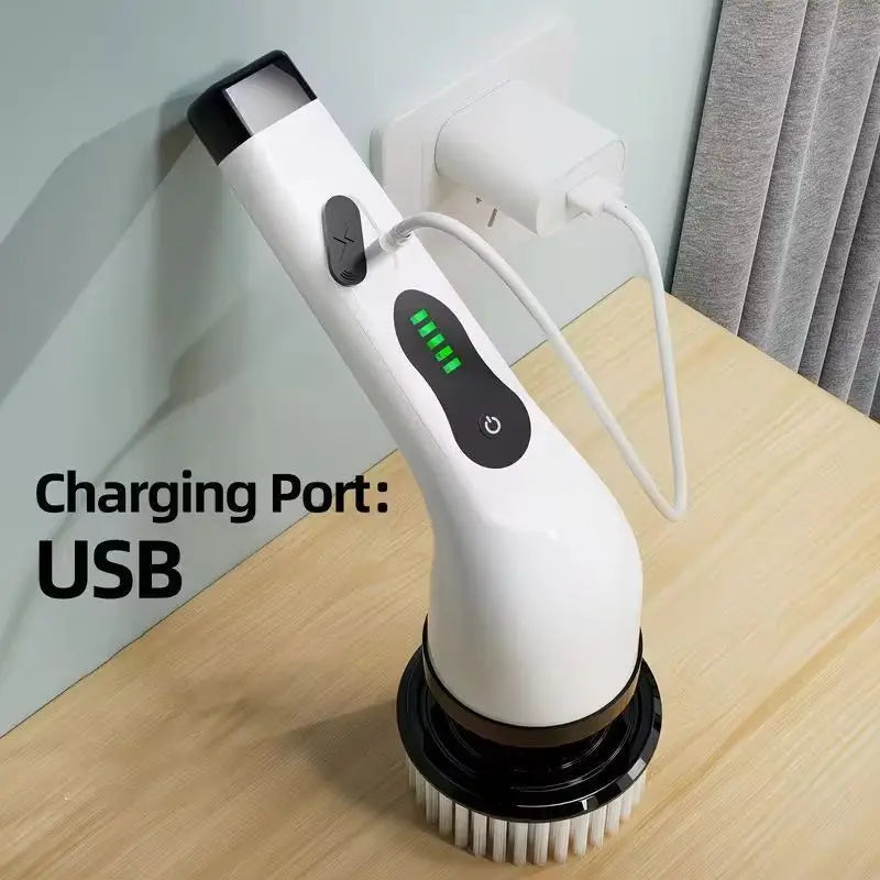 Cordless Electric Spin Scrubber