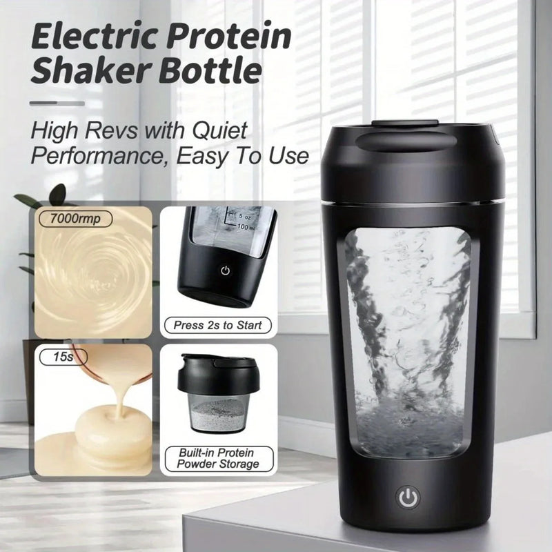 500ml Electric Protein Shaker Bottle