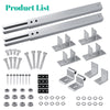 Adjustable Aluminum Solar Panel Mounting Bracket Kit