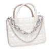 Multi-Layer Metal Pearl Bag Chain