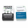Higher or Lower Trivia Card Game - Fast-Paced Guessing Game for Groups