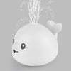 Whale Water Sprinkler Bath Toy with Glowing LED Lights