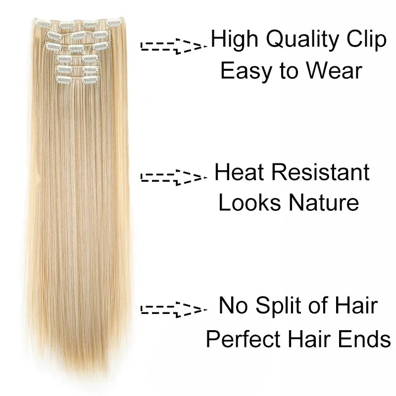 Clip-In Synthetic Hair Extensions