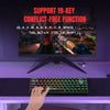Compact 68-Key RGB Gaming Keyboard with USB Wired Connection