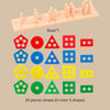 Montessori Shape Sorting Stacking Toy for Toddlers