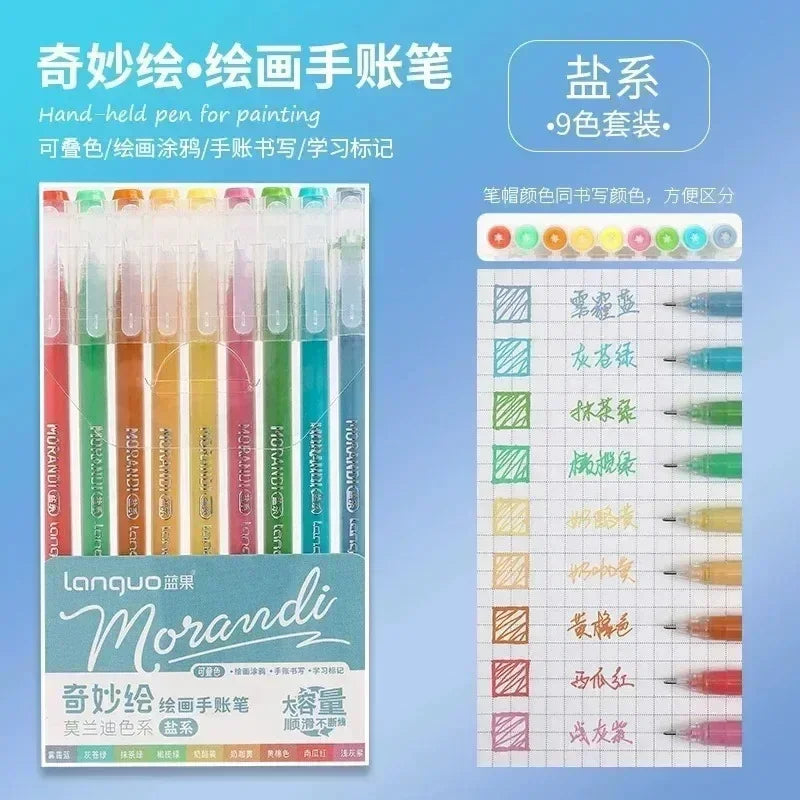 3D Embossed Acrylic Gel Pens - 6/144 Color Options