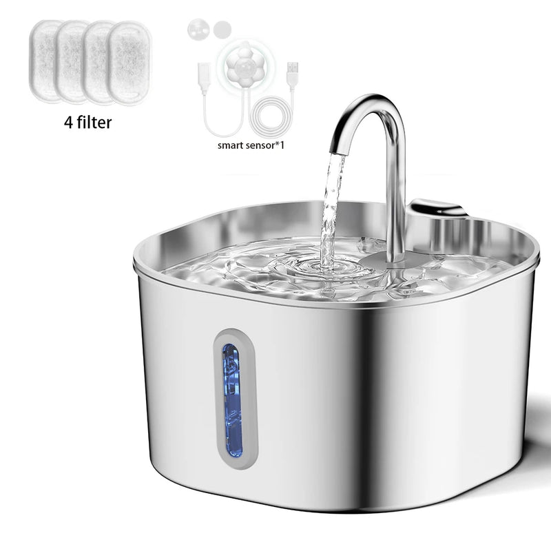 Stainless Steel Pet Water Fountain