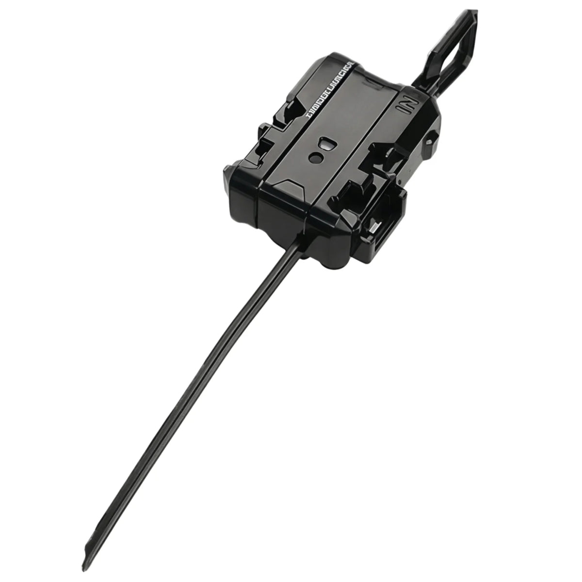 Black Valkyrie Volt S4-70V metal spinning top with launcher.