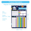Magnetic Chore Chart for Kids with Dry-Erase Surface
