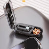 Portable Pill Cutter and Storage Box with Dustproof Lid