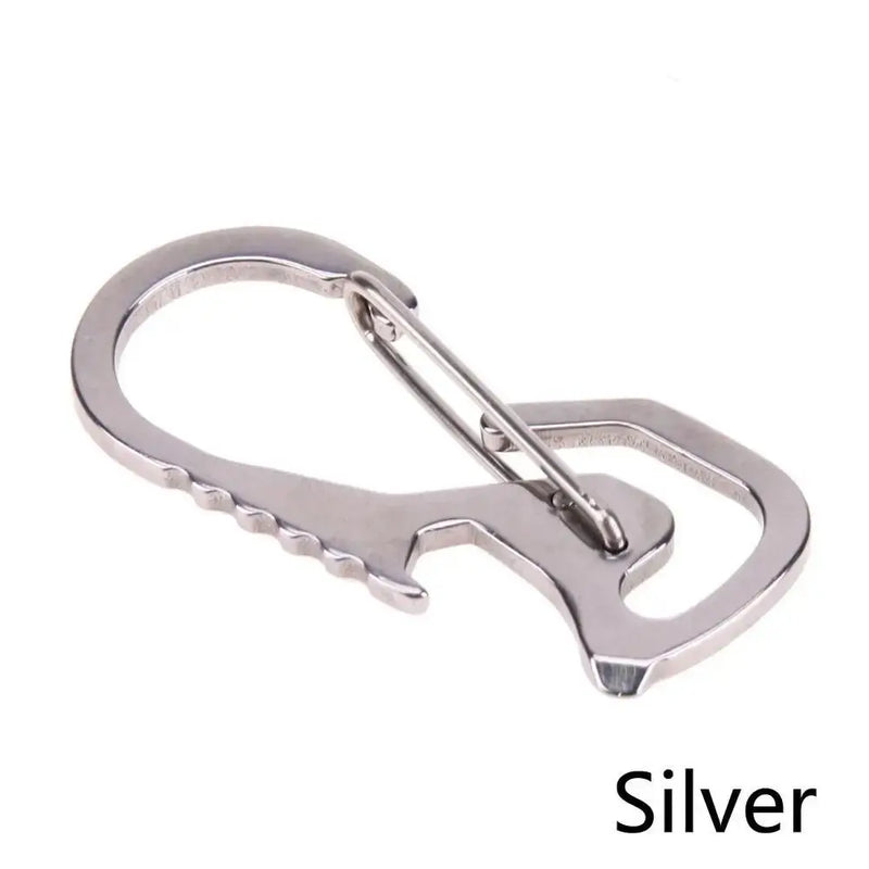 Edelstahl Multi-Tool Karabiner-Schlüsselanhänger