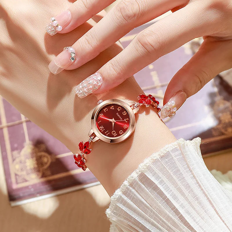 Elegant Rhinestone Bracelet Watch for Women