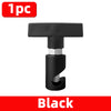 Black universal metal hood lift support clip for tailgate strut retainer