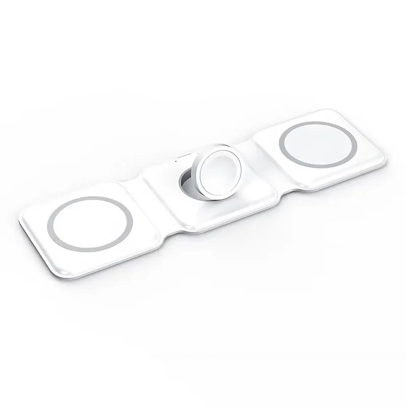 Cargador Inalámbrico Magnético Plegable 3 en 1