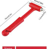 Red PCTON HION car emergency escape hammer with glass breaker and seatbelt cutter