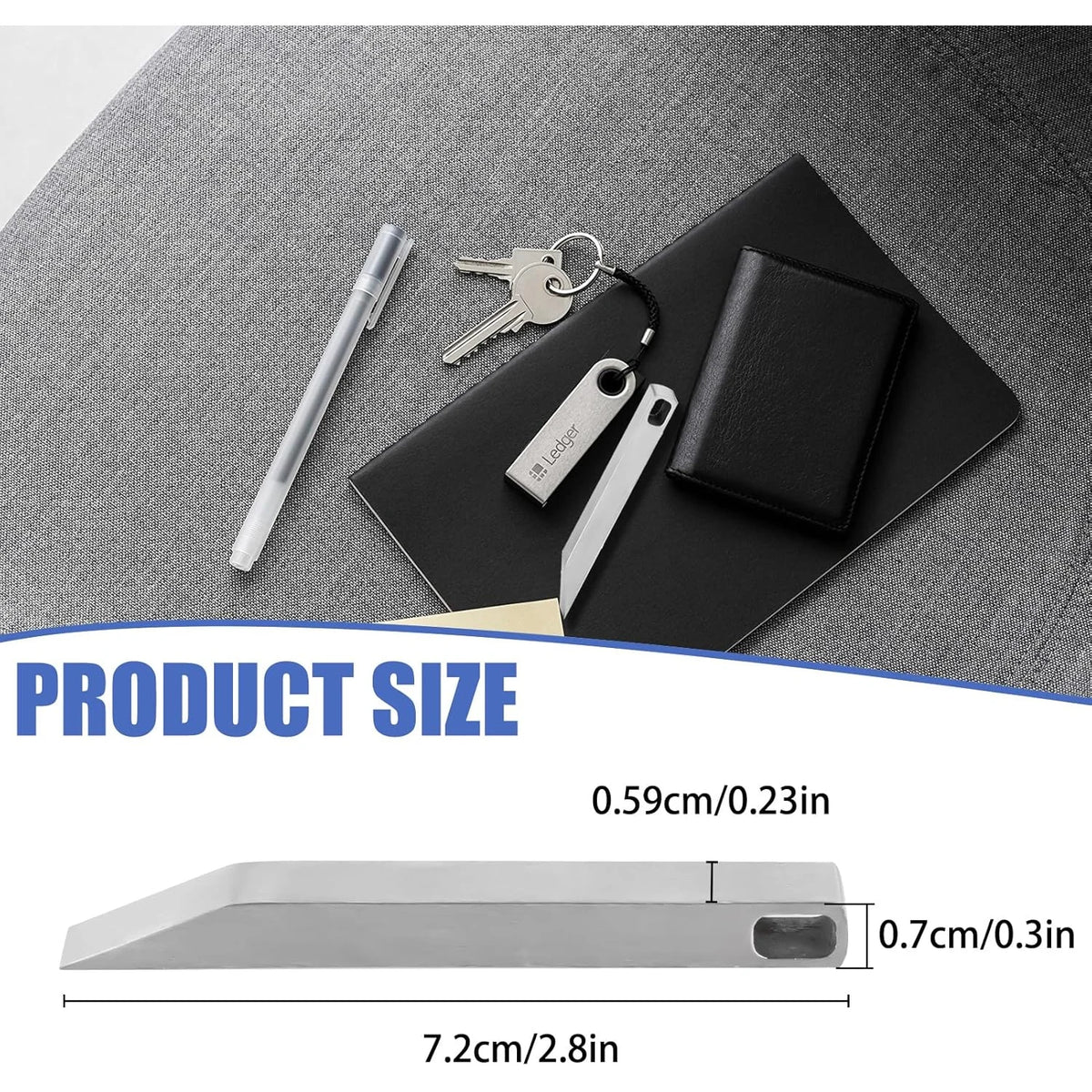 Stainless Steel Keychain Pry Bar