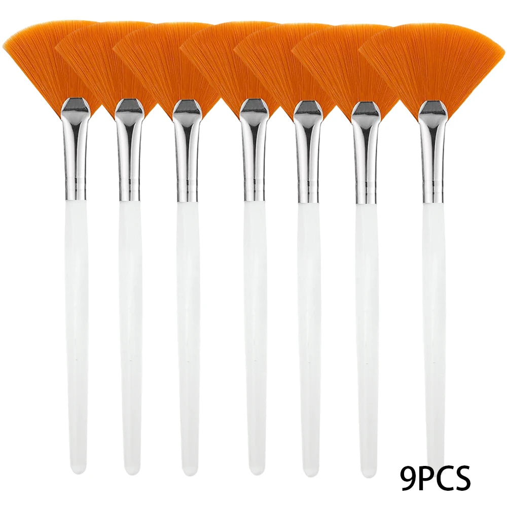 Soft Facial Mask Brushes Set for Smooth, Even Application