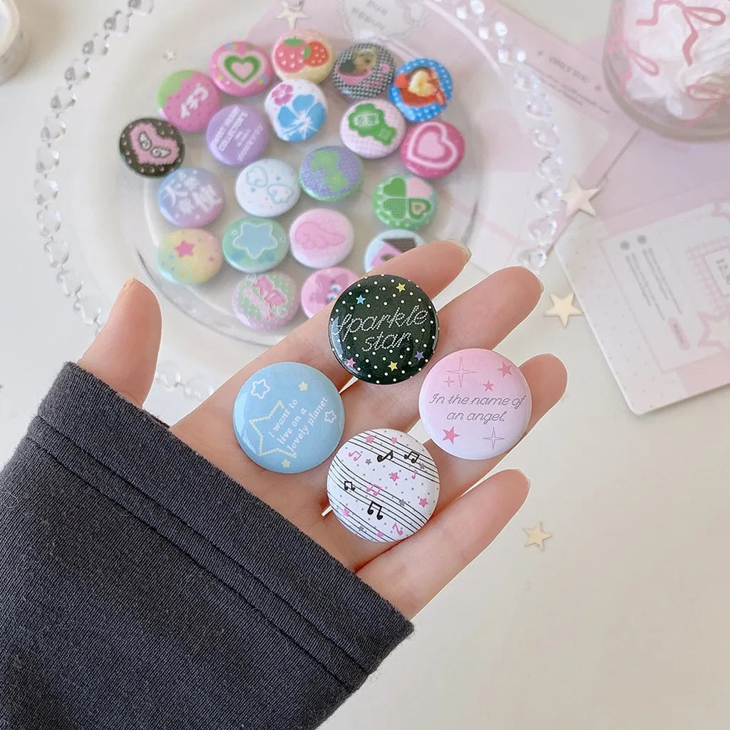 Cute Mini Enamel Pin Set for Bags, Hats & DIY Projects