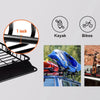 Heavy-Duty Roof Rack Cargo Basket with Wind Fairing