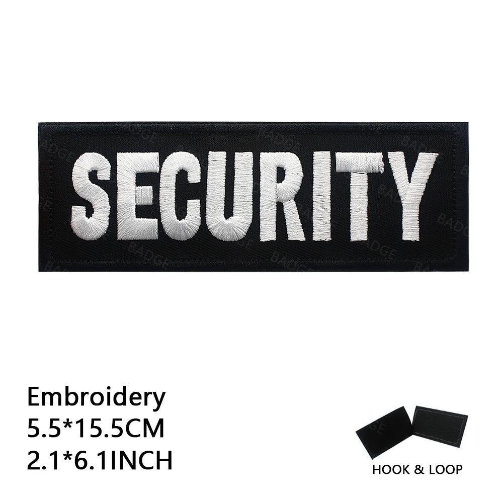Reflective IR Security Patch with Hook & Loop Backing