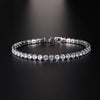 Iced-Out Cubic Zirconia Tennis Bracelet