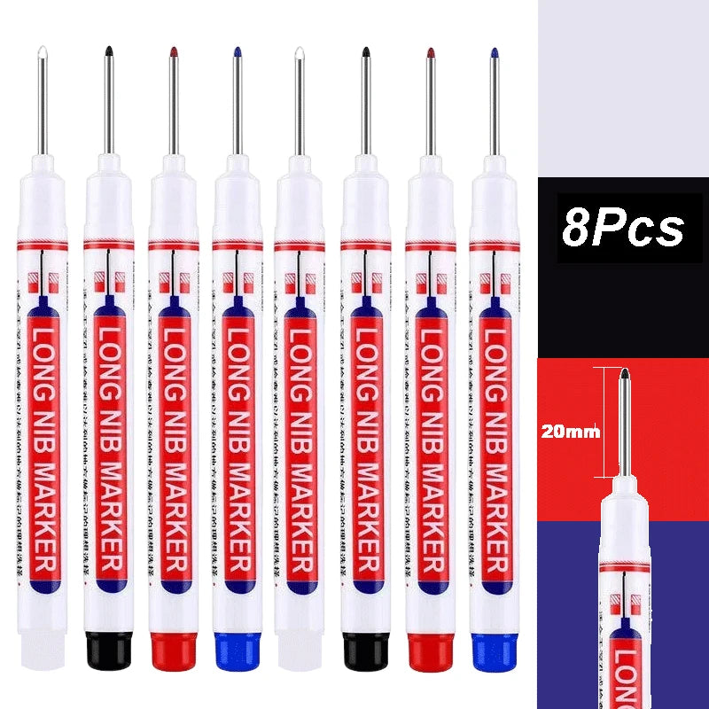 Waterproof Deep Hole Paint Markers for Metal & Woodworking