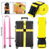 Secure Adjustable Luggage Strap with Combination Lock