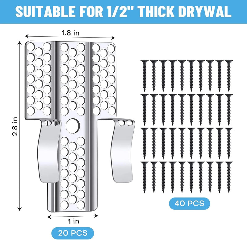 Drywall Repair Clips & Screws Kit