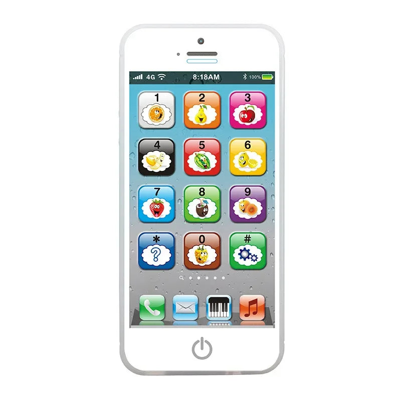 Musical Learning Toy Phone with Lights and Sounds for Toddlers