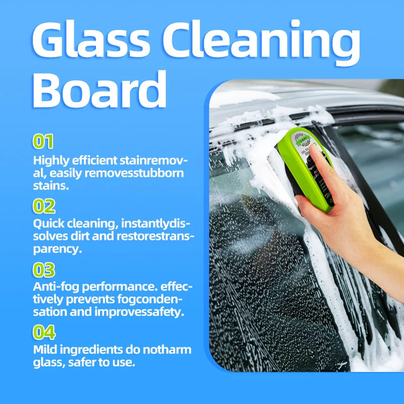 Nettoyant hydrophobe pour vitres avec brosse intégrée
