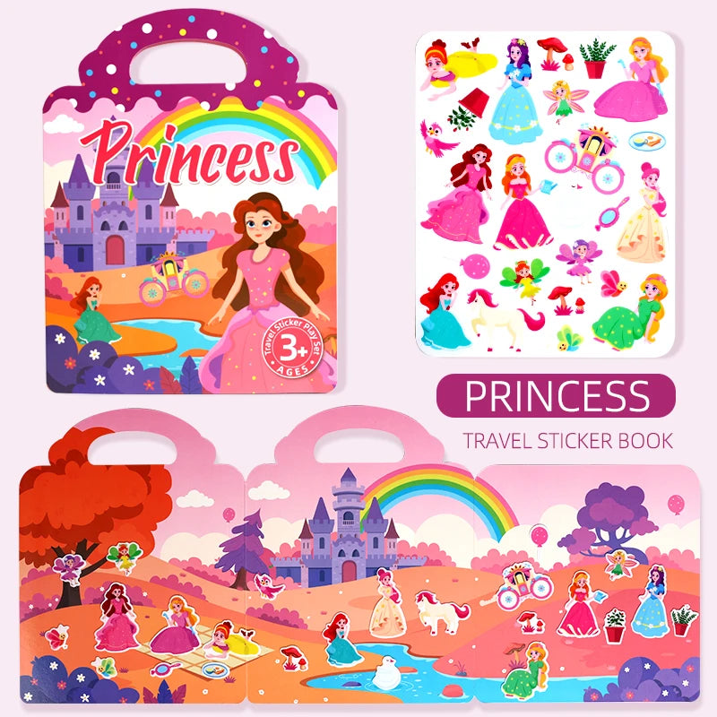 Reusable Jelly Sticker Book for Kids