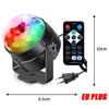 RGB Rotating Disco Ball Light