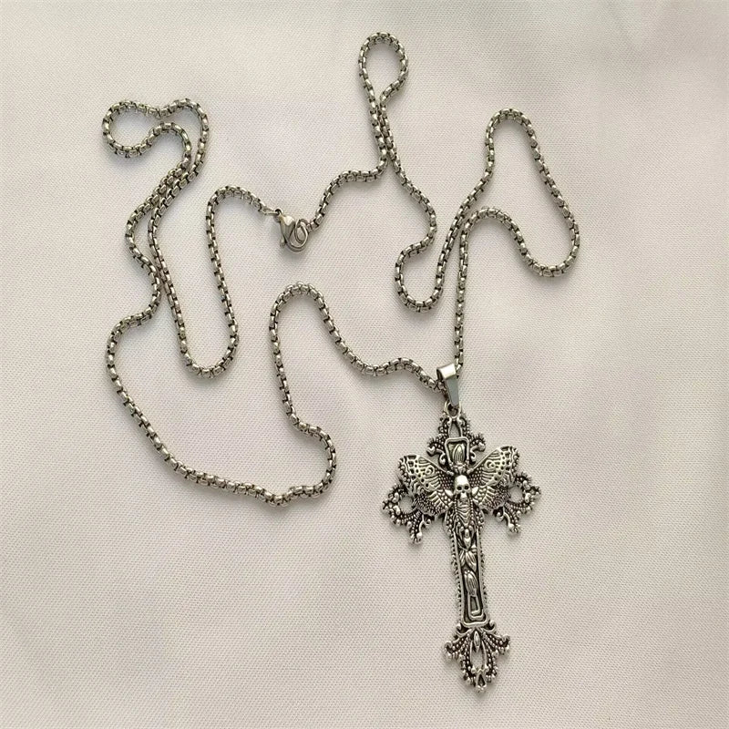 Vintage Cross Pendant Necklace