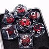 Beholder's Eye Sharp Edge Resin Dice Set for D&D