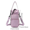 Insulated Water Bottle Carrier Bag with Phone Pocket