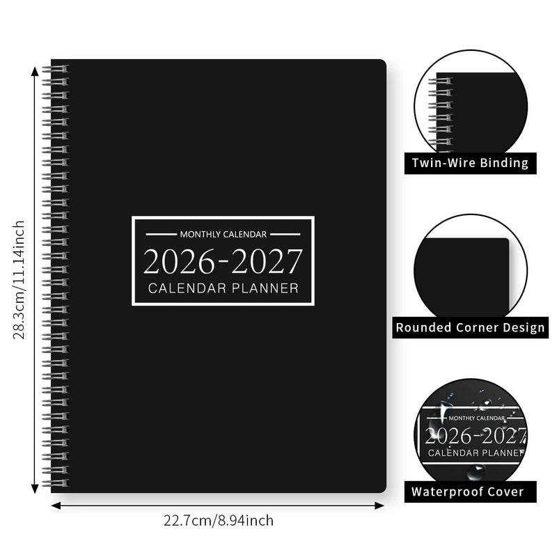 مخطط شهري لمدة عامين 2026-2027 بحجم A4